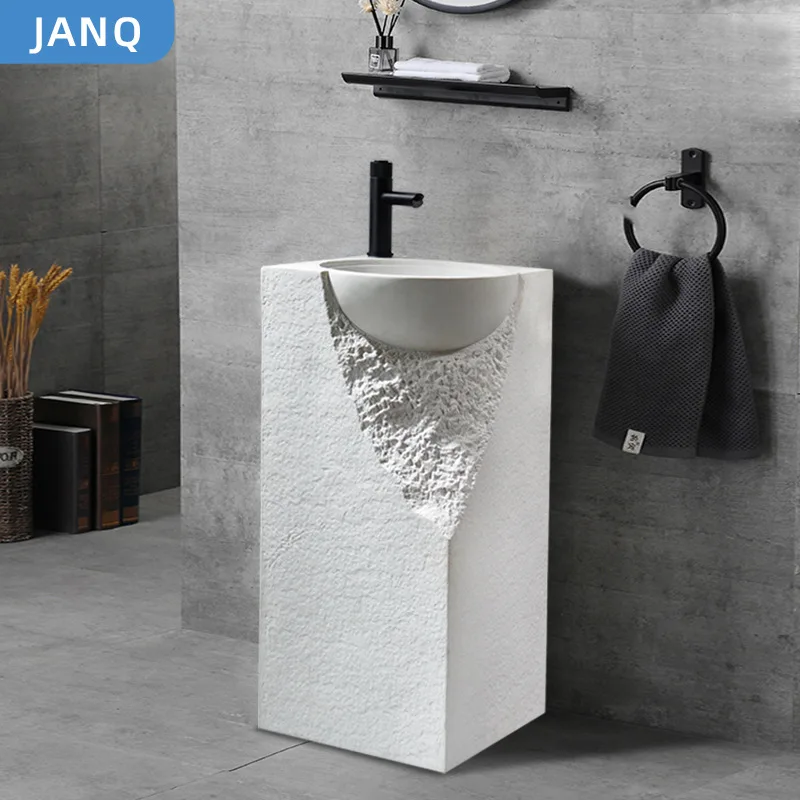 Creative artificial stone column basin household simple modern integrated washbasin outdoor balcony column type washbasin
Creative artificial stone column basin household simple modern integrated washbasin outdoor balcony column type washbasin