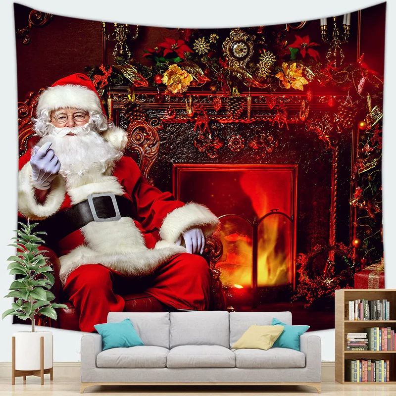 Santa Claus Series digital-printed polyester tapestries living rooms bedrooms macrame wall hanging room decor aesthetic
Santa Claus Series digital-printed polyester tapestries living rooms bedrooms macrame wall hanging room decor aesthetic