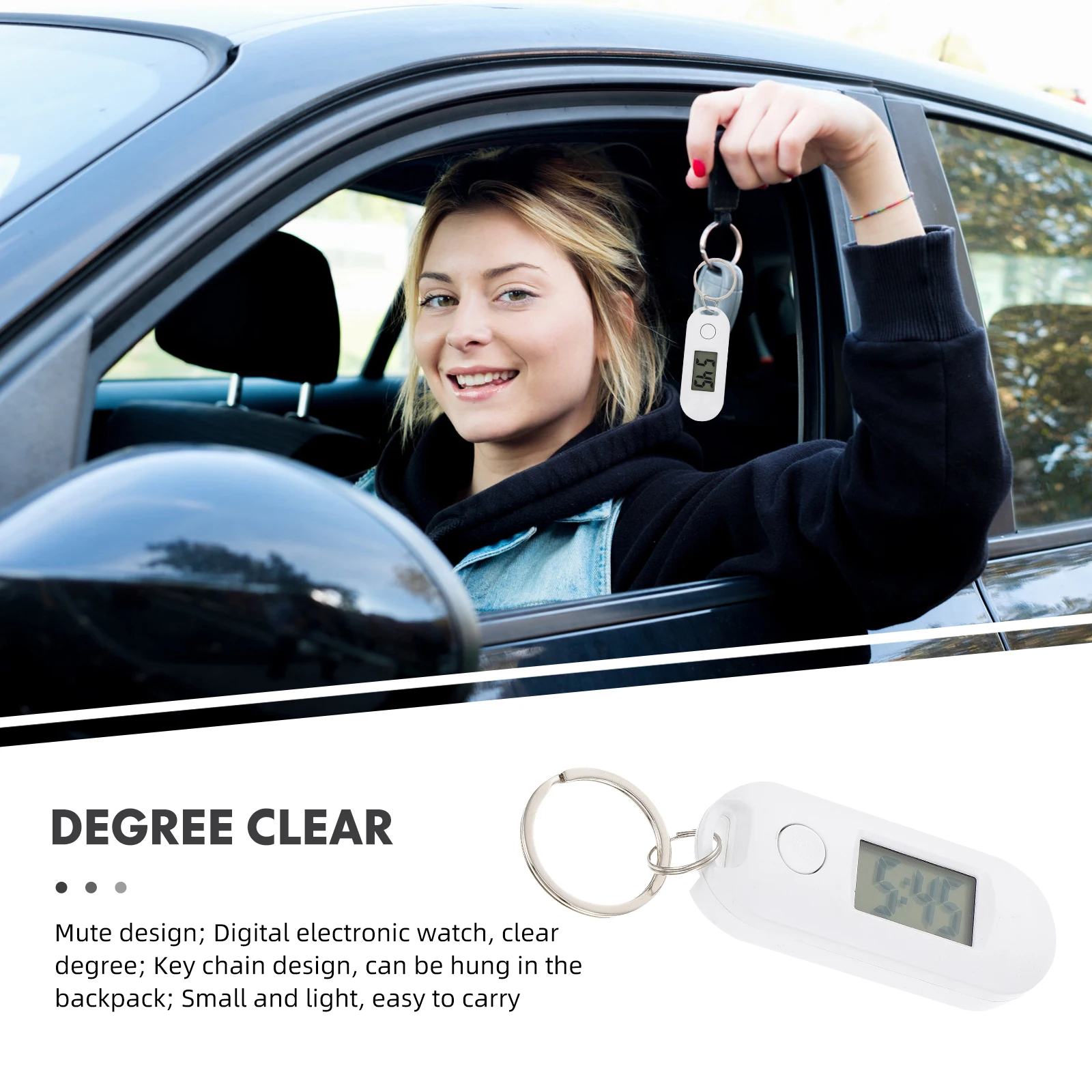 Electronic Watch Key Chain Student Digital for Exam Water Proof Keychain Lightweight Plastic Keychains Mother
Electronic Watch Key Chain Student Digital for Exam Water Proof Keychain Lightweight Plastic Keychains Mother