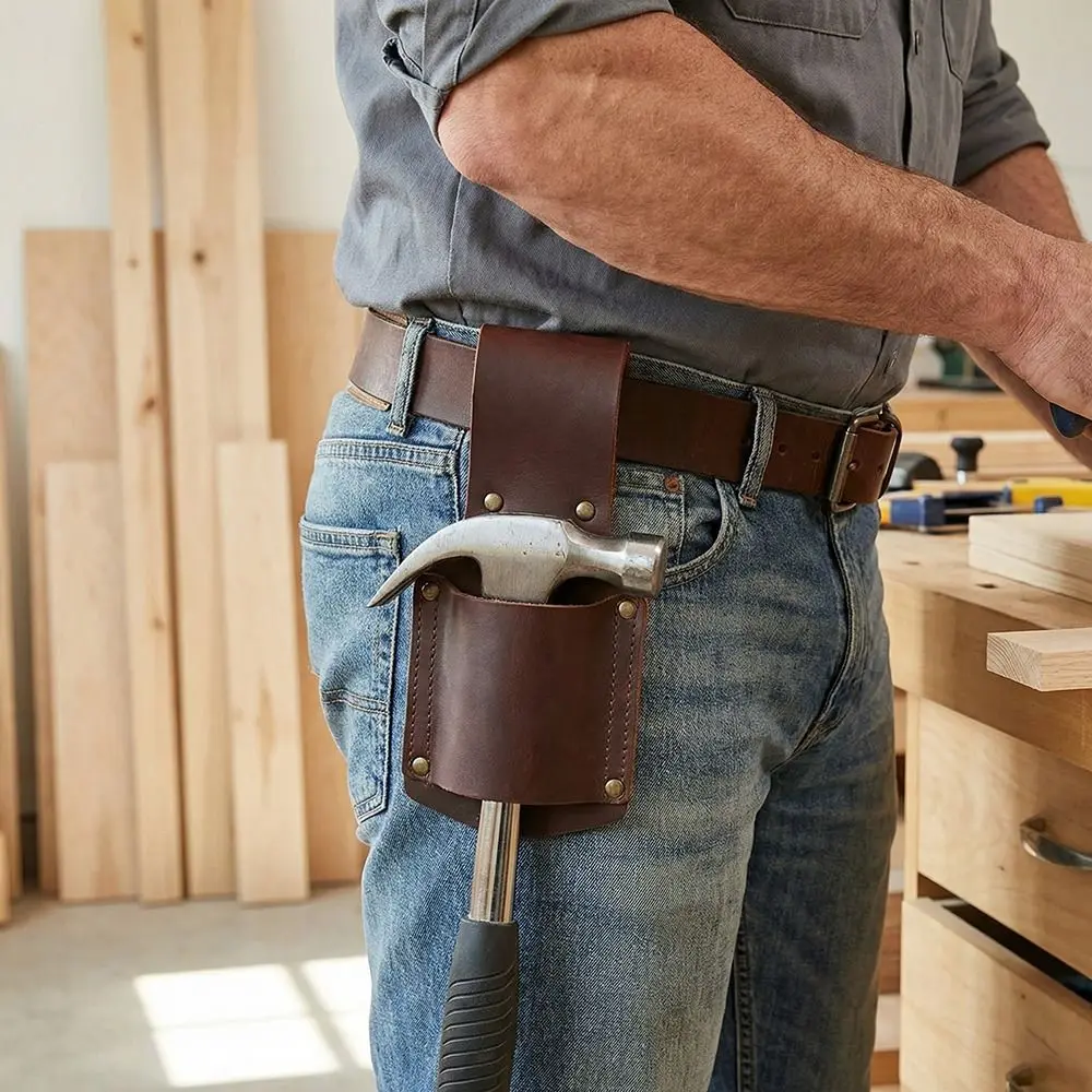 Protection Cover Durable Hammer Holder Leather Black Brown Tool Organizers Handy Design Drill Belt Clip Outdoor Tool
Protection Cover Durable Hammer Holder Leather Black Brown Tool Organizers Handy Design Drill Belt Clip Outdoor Tool