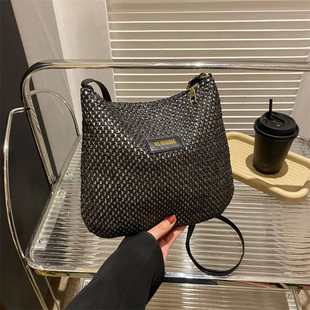 New Fashion Straw Crossbody Bag Summer Retro Holiday Beach Bag Messenger Purses Women Woven Shoulder Handbag
New Fashion Straw Crossbody Bag Summer Retro Holiday Beach Bag Messenger Purses Women Woven Shoulder Handbag