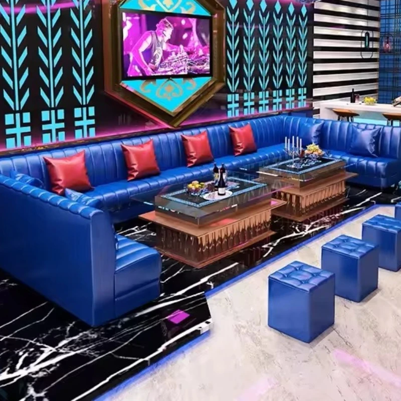 Home Bar Nightclub U Shape PU Leather Sofa Seat Karaoke KTV VIP Room Bar Lounge Commercial Furniture Set
Home Bar Nightclub U Shape PU Leather Sofa Seat Karaoke KTV VIP Room Bar Lounge Commercial Furniture Set