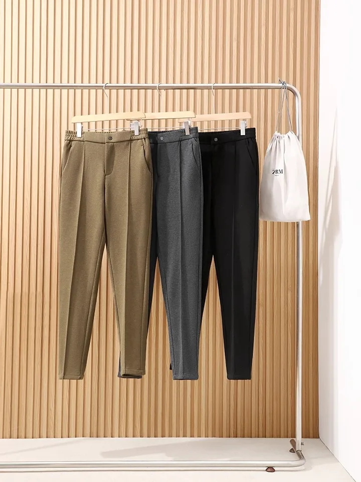 Мужские брюки ZORM класса люкс из ацетатной шерсти: теплые, дышащие, прямого кроя, для осени и зимы
Мужские брюки ZORM класса люкс из ацетатной шерсти: теплые, дышащие, прямого кроя, для осени и зимы