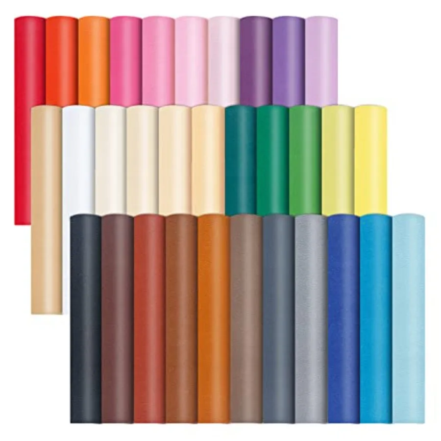 32 Pieces Faux Leather Sheets 8×12 inches Colored Faux PU Leather Sheets for DIY Craft Projects Including Bows and Earrings Ide
32 Pieces Faux Leather Sheets 8×12 inches Colored Faux PU Leather Sheets for DIY Craft Projects Including Bows and Earrings Ide