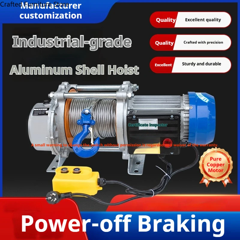 Thickened Small Winch Electric Hoist Efficient Stable Durable Lifting Winch Performance Commercial Machinery Wciągarka ZY60JYJ
Thickened Small Winch Electric Hoist Efficient Stable Durable Lifting Winch Performance Commercial Machinery Wciągarka ZY60JYJ