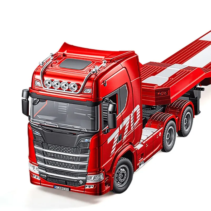 RTR 1/24 Scale 770S RC Tractor Truck Plastic Model Light Sound RC Trucks Lorry Car Semi Trailer Flatbed Finished Model
RTR 1/24 Scale 770S RC Tractor Truck Plastic Model Light Sound RC Trucks Lorry Car Semi Trailer Flatbed Finished Model