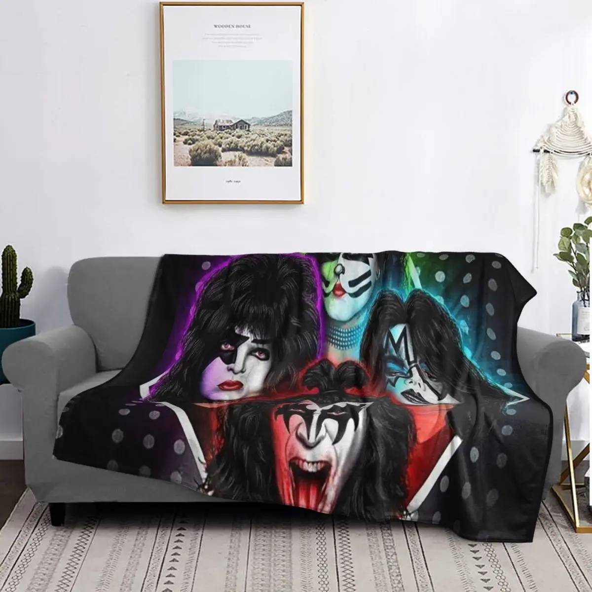 Kiss Band Blanket Soft Warm Flannel Throw Blanket Plush for Bed Living room Picnic Travel Home Couch
Kiss Band Blanket Soft Warm Flannel Throw Blanket Plush for Bed Living room Picnic Travel Home Couch