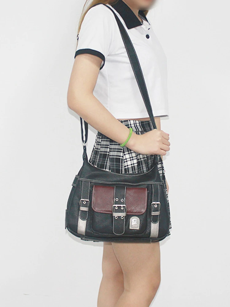 Girls Large Capacity Crossbody Bag Adjustable Strap Retro Sling Bag Versatile Y2K Messenger Bag for Traveling Shopping Commuting
Girls Large Capacity Crossbody Bag Adjustable Strap Retro Sling Bag Versatile Y2K Messenger Bag for Traveling Shopping Commuting