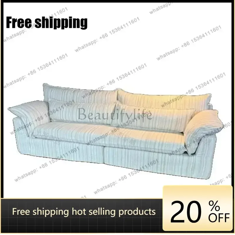 LJY Modern Beige Living Room Sofas Vintage Retro Luxury Lazy Living Room Sofas Boneless Leather Woonkamerbanken Furniture Home
LJY Modern Beige Living Room Sofas Vintage Retro Luxury Lazy Living Room Sofas Boneless Leather Woonkamerbanken Furniture Home
