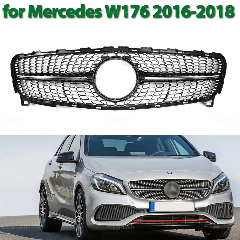 For Mercedes Benz A Class W176 Facelift A180 A200 A250 2016 2017 2018 ABS Car Front Bumper Kidney Grill Grilles Car Styling
For Mercedes Benz A Class W176 Facelift A180 A200 A250 2016 2017 2018 ABS Car Front Bumper Kidney Grill Grilles Car Styling
