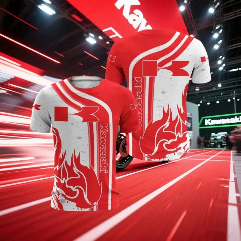 Summer Outdoor Quick Drying Breathable Kawasaki Short Sleeved Shirt Men's and Women's Thin Motorcycle Comfortable T-shirt
Summer Outdoor Quick Drying Breathable Kawasaki Short Sleeved Shirt Men's and Women's Thin Motorcycle Comfortable T-shirt