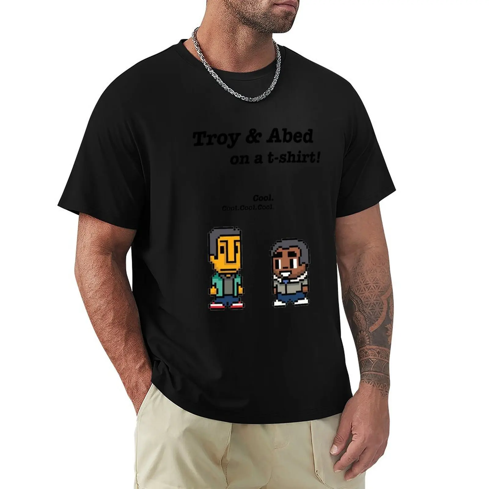 Troy and Abed · Community · TV show T-Shirt Luxury man vintage t shirts sweat clothes for men
Troy and Abed · Community · TV show T-Shirt Luxury man vintage t shirts sweat clothes for men
