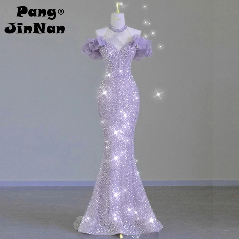 PJN Luxury Sequine Mermaid Evening Dresses Women Elegant Backless Graduation Gown Formal Long Cocktail Performence Party Dress
PJN Luxury Sequine Mermaid Evening Dresses Women Elegant Backless Graduation Gown Formal Long Cocktail Performence Party Dress