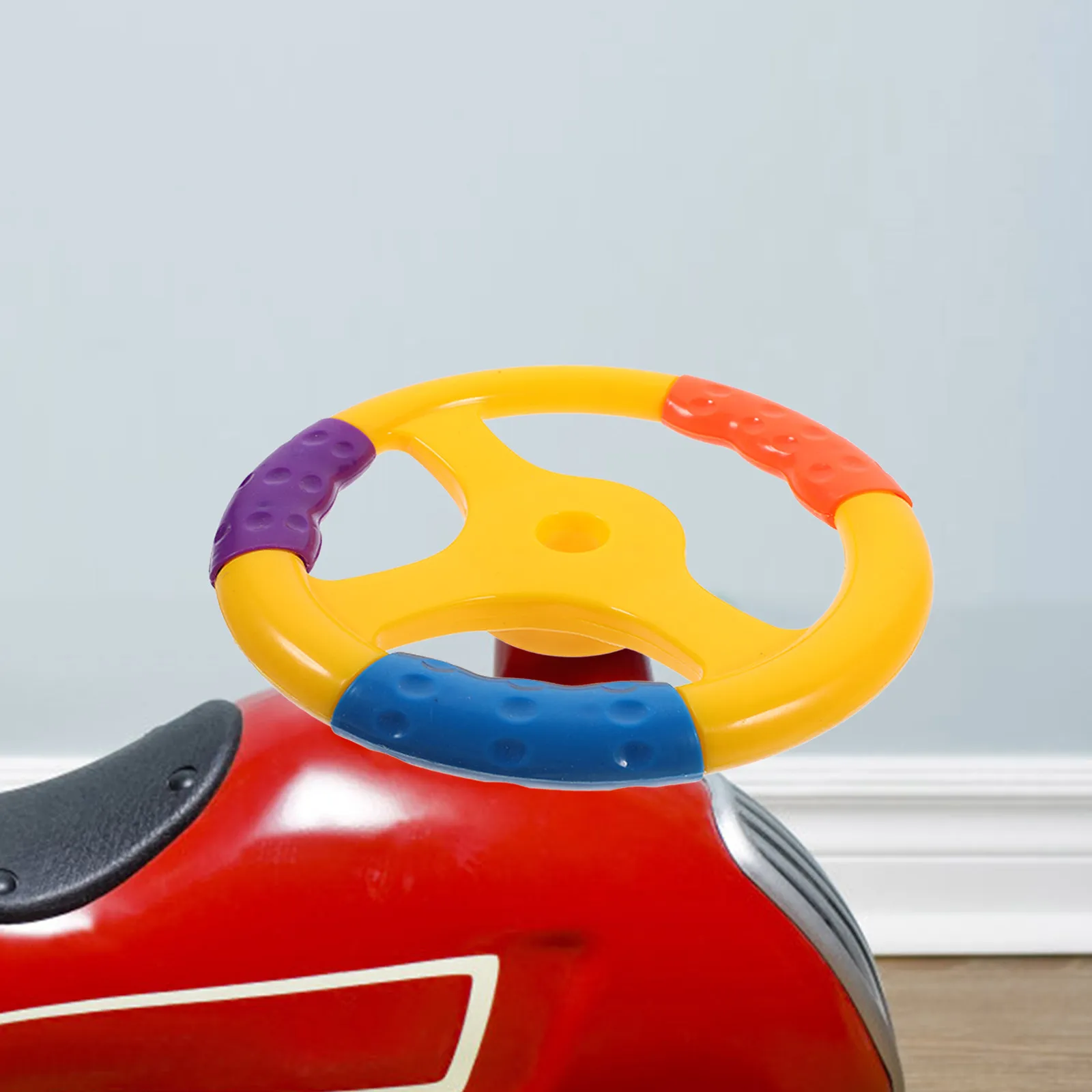 Plastic Steering Wheel for Kids Car Simulated Driving Bumper Car Accessory Comfortable Grip Colorful Steering Wheel for Toddlers
Plastic Steering Wheel for Kids Car Simulated Driving Bumper Car Accessory Comfortable Grip Colorful Steering Wheel for Toddlers