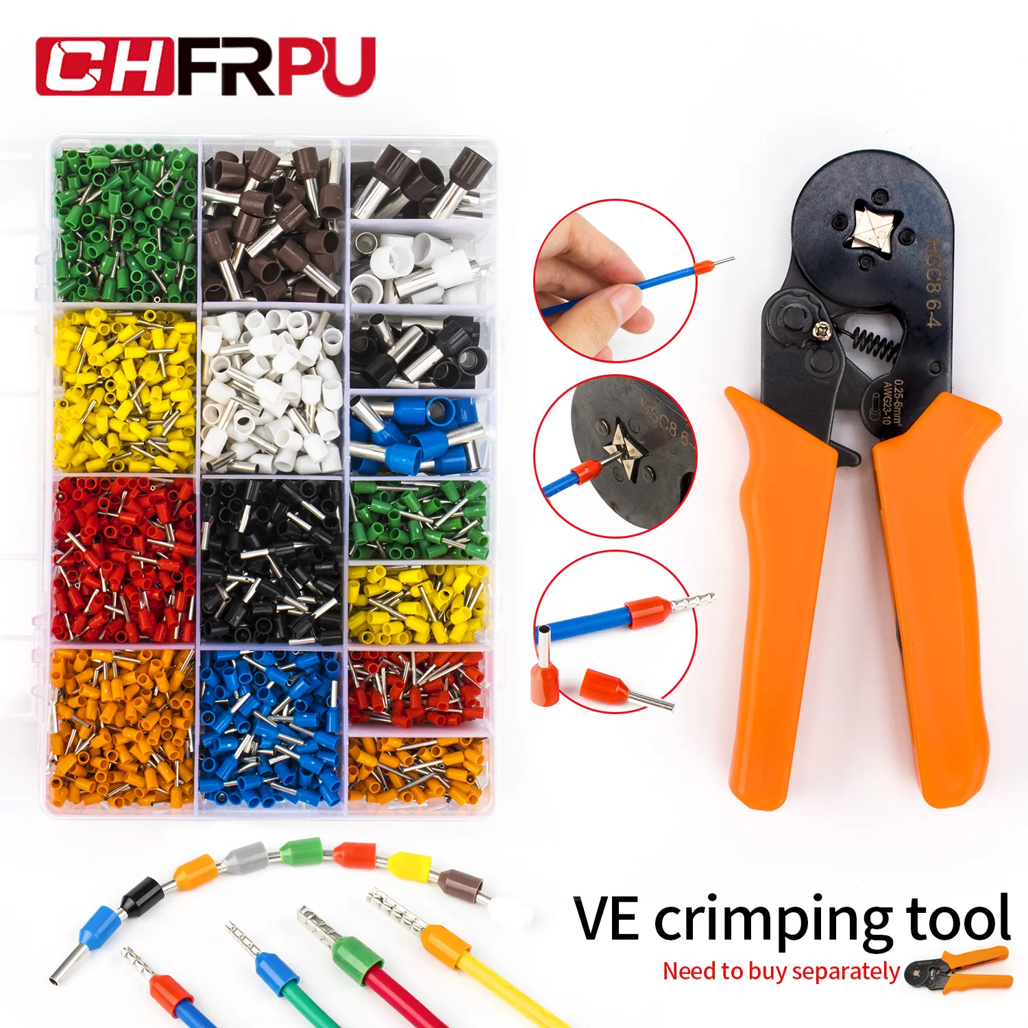 wire connect 400/415/750/900pcs-BOX Crimping tool Insulated connector Terminal Crimp Terminator cold pressed insulated terminal
wire connect 400/415/750/900pcs-BOX Crimping tool Insulated connector Terminal Crimp Terminator cold pressed insulated terminal