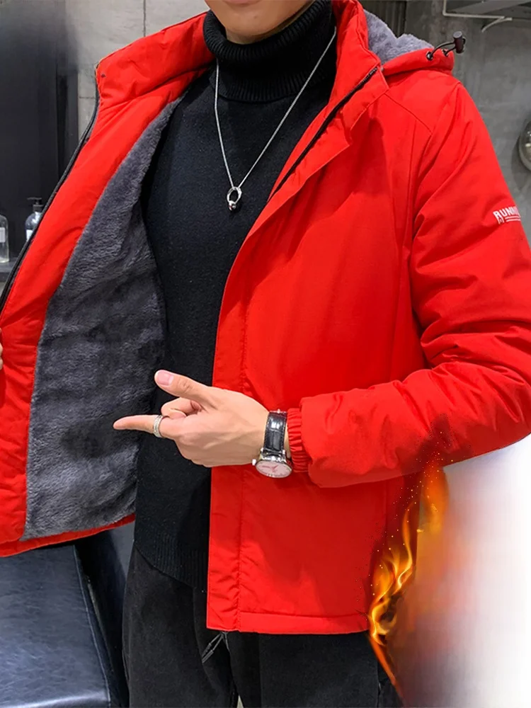 Paul Detachable Hat Soft ell down Cotton Jaet Men's Red Running Jaet Warm Fce Lined Stand Fit Urban Faion
Paul Detachable Hat Soft ell down Cotton Jaet Men's Red Running Jaet Warm Fce Lined Stand Fit Urban Faion