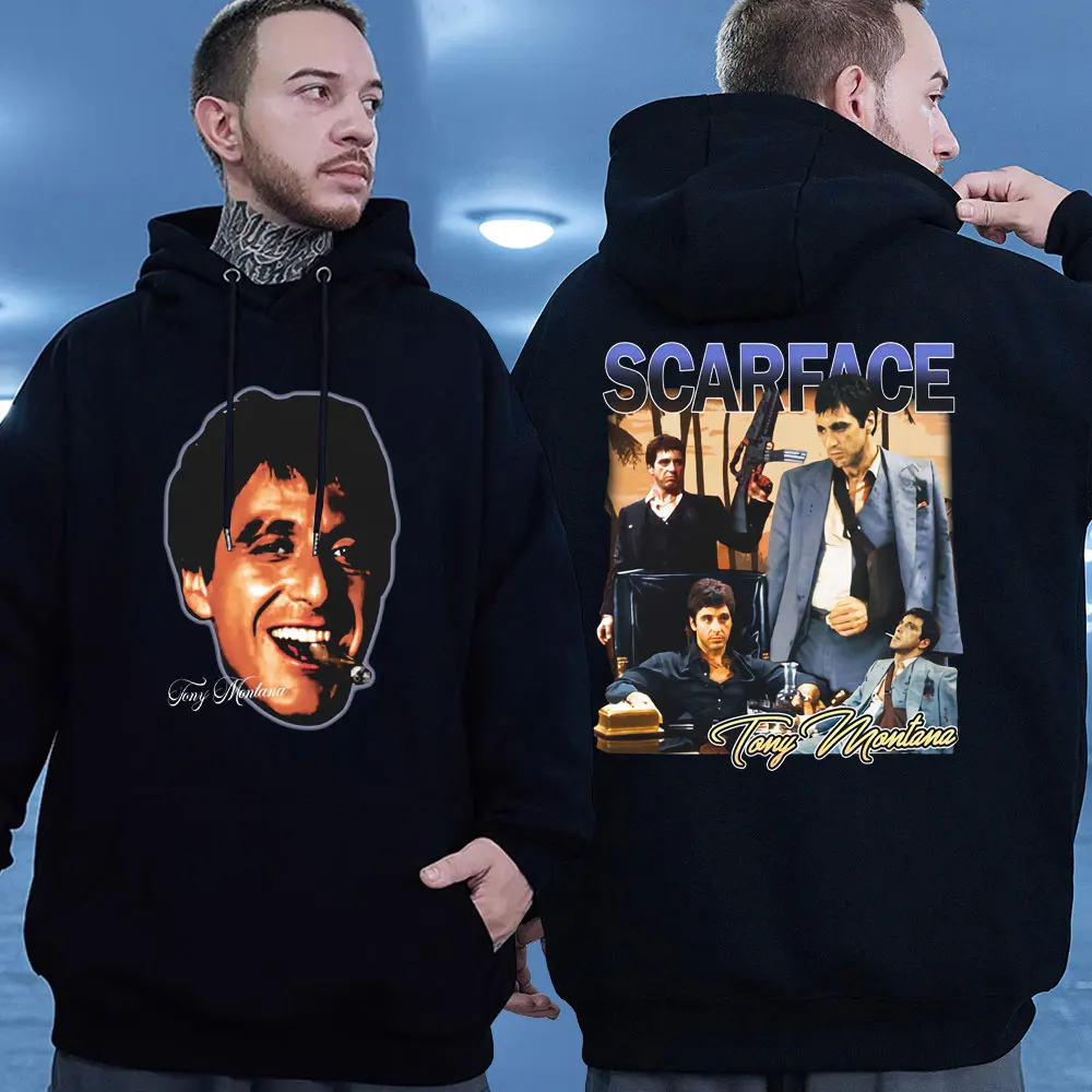 90s Vintage Movie Scarface Al Pacino Tony Montana Graphic Printed Hoodies Men Oversized Streetwear Sweatshirts Hoodie Unisex
90s Vintage Movie Scarface Al Pacino Tony Montana Graphic Printed Hoodies Men Oversized Streetwear Sweatshirts Hoodie Unisex