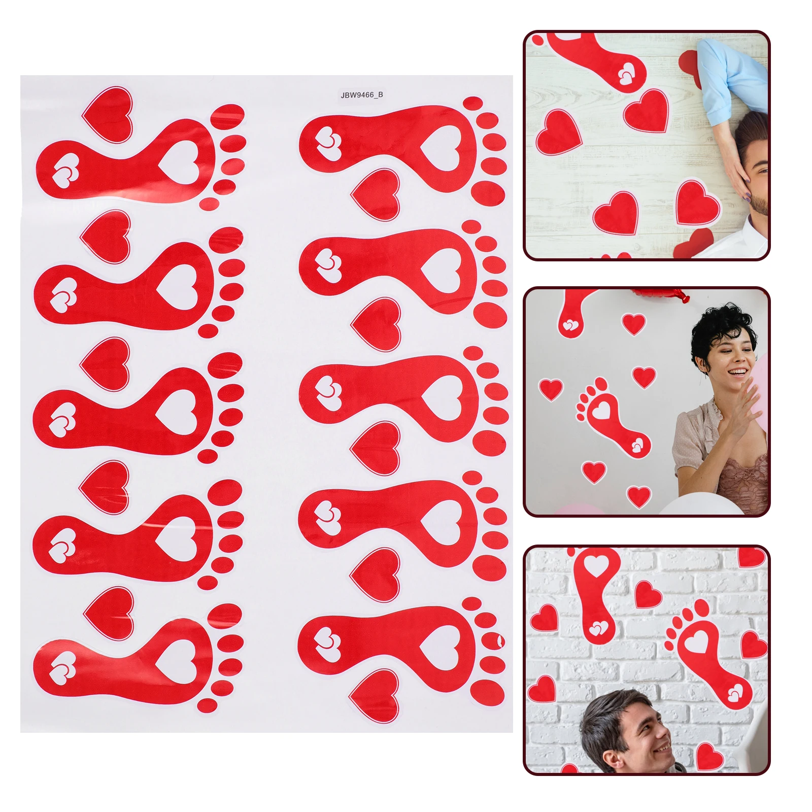 Red Heart Stickers PVC Self Adhesive Valentine Decor Bright Colors Valentine'S Day Sticker Smooth Surface Hearts Decal
Red Heart Stickers PVC Self Adhesive Valentine Decor Bright Colors Valentine'S Day Sticker Smooth Surface Hearts Decal