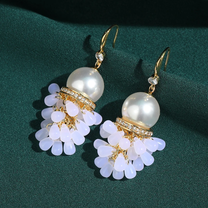 Tassel Pearl Earrings Big Vintage Pendant White Agate Beads Retro Long Designer Jewelry Accessories 2026 For Girls Valentine Day
Tassel Pearl Earrings Big Vintage Pendant White Agate Beads Retro Long Designer Jewelry Accessories 2026 For Girls Valentine Day