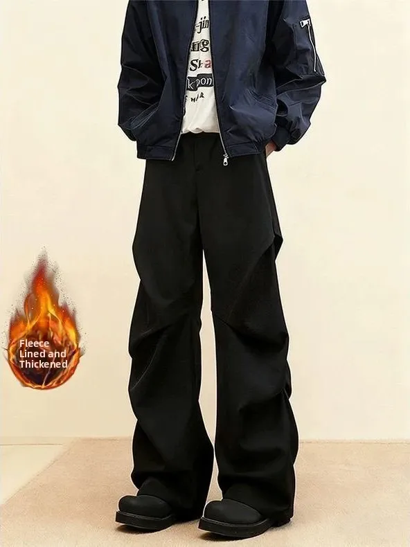 Bla Thiened Fce на подкладке, прямые брюки, мужские зимние теплые брюки, модные повседневные длинные брюки из смеси полиэстера
Bla Thiened Fce на подкладке, прямые брюки, мужские зимние теплые брюки, модные повседневные длинные брюки из смеси полиэстера