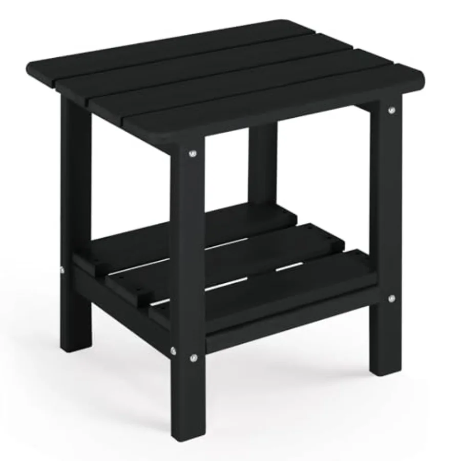 Adirondack Outdoor Side Table 2-Tier Small Patio End Table Weather Resistant HDPE Outdoor End Tables for Garden Lawn Pool Beach
Adirondack Outdoor Side Table 2-Tier Small Patio End Table Weather Resistant HDPE Outdoor End Tables for Garden Lawn Pool Beach
