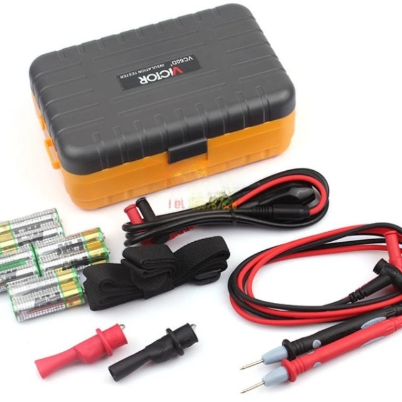 Digital high voltage megohmmeter 1000V/2500V insulation resistance tester, shaker meter
Digital high voltage megohmmeter 1000V/2500V insulation resistance tester, shaker meter