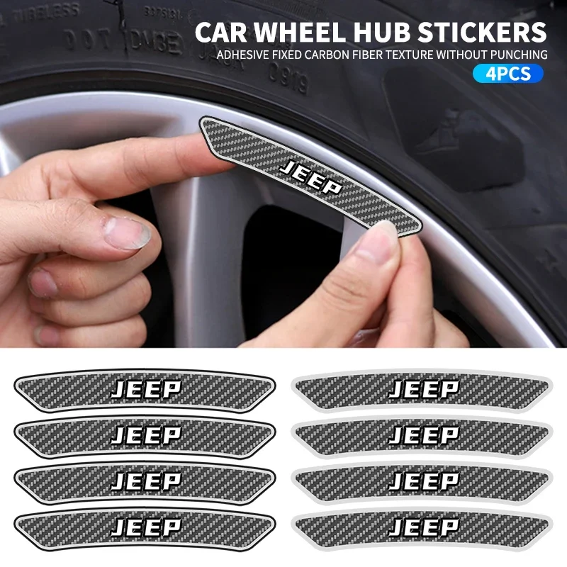 4pcs/set Car Tire Rims Stickers Wheel Accessories Decals For Jeep Renegade Compass Wrangler JK Patriot Grand Cherokee Rubicon
4pcs/set Car Tire Rims Stickers Wheel Accessories Decals For Jeep Renegade Compass Wrangler JK Patriot Grand Cherokee Rubicon