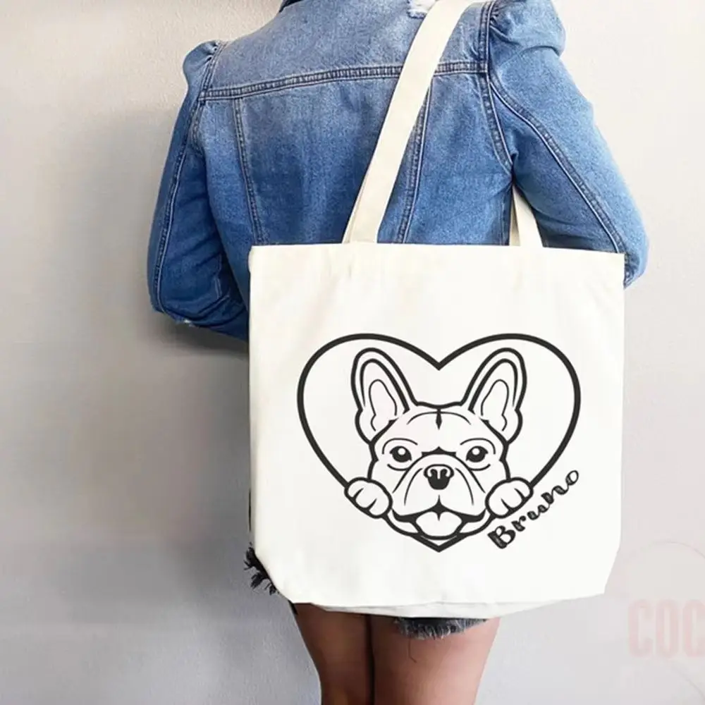 Cotton Canvas Tote Bag French Bulldog Print Large Capacity Custom Pet Bag Practical Gift For Dog Mom
Cotton Canvas Tote Bag French Bulldog Print Large Capacity Custom Pet Bag Practical Gift For Dog Mom