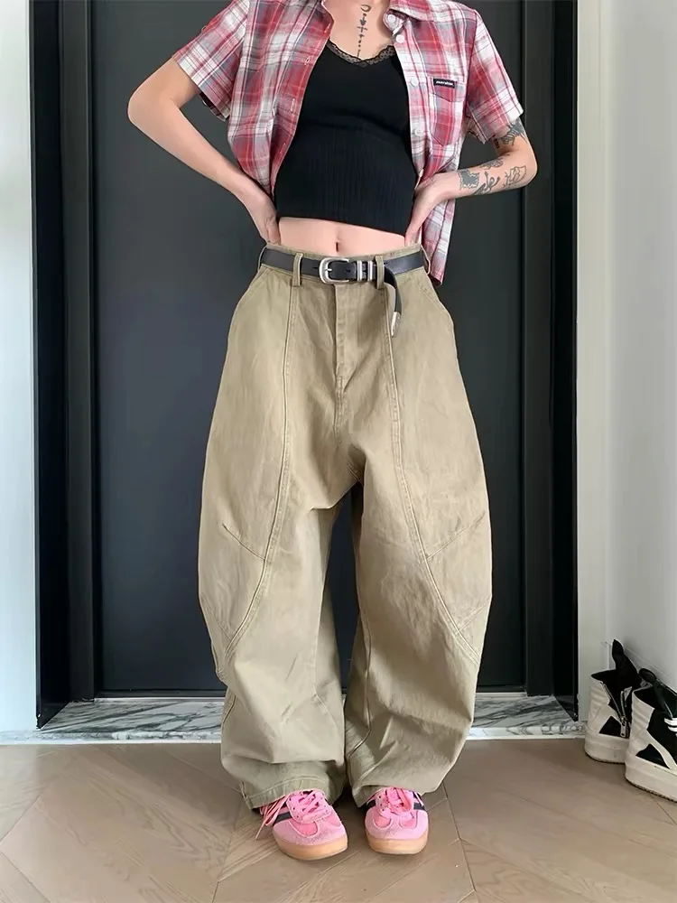 Deeptown Y2K Vintage Women Cargo Jeans Oversized Japanese Wide Leg American Retro Denim Pants Baggy Trousers Gyaru Streetwear
Deeptown Y2K Vintage Women Cargo Jeans Oversized Japanese Wide Leg American Retro Denim Pants Baggy Trousers Gyaru Streetwear