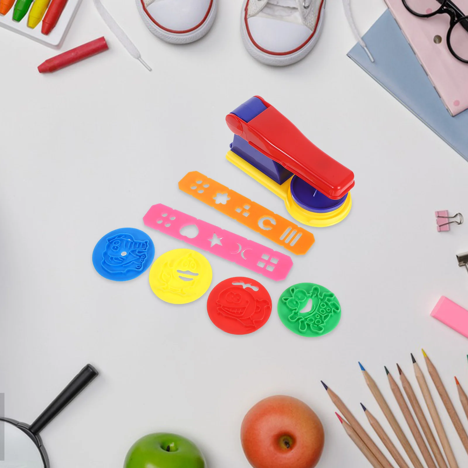 1Set Kids Clay Moulds Kit DIY Colorful Clay Tools for Toddlers Multiple Noodle Shapes Animal Cookie Molds Enhancing Creativity
1Set Kids Clay Moulds Kit DIY Colorful Clay Tools for Toddlers Multiple Noodle Shapes Animal Cookie Molds Enhancing Creativity