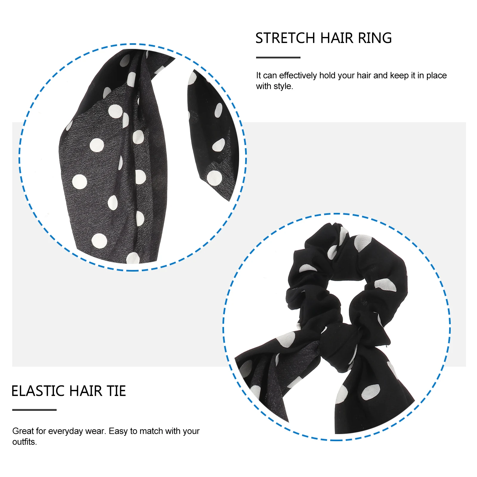 3 Pcs Dot Hair Ring Elastic Tie Women Girls Ponytail Holder Rope Stretch Ring Hair Accessories Everyday Use Simple Design
3 Pcs Dot Hair Ring Elastic Tie Women Girls Ponytail Holder Rope Stretch Ring Hair Accessories Everyday Use Simple Design