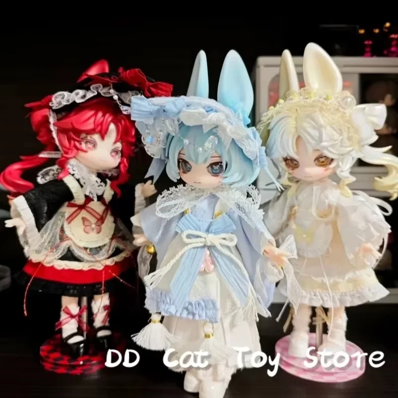 Genuine Inedible Doll The Time Of Moon Skipping Rabbit Series Blind Box 1/12 Bjd Movable Action Figures Surprise Box Customized
Genuine Inedible Doll The Time Of Moon Skipping Rabbit Series Blind Box 1/12 Bjd Movable Action Figures Surprise Box Customized
