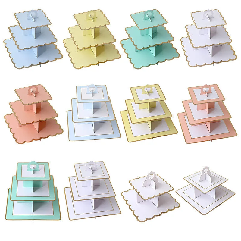 Dessert table display stand disposable cake stand three-tier dessert rack tray birthday decorations pastry table arrangement
Dessert table display stand disposable cake stand three-tier dessert rack tray birthday decorations pastry table arrangement