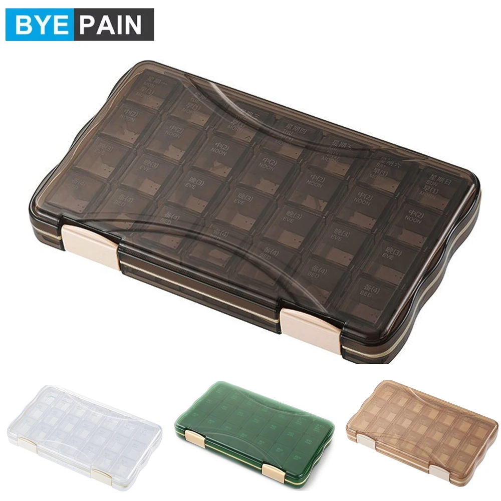 1Pcs Weekly Pill Organizer 3/4 Times a Day, Daily Pill Box 7 Day, Large Travel Pill Case with 21/28 Compartment to Hold Medicine
1Pcs Weekly Pill Organizer 3/4 Times a Day, Daily Pill Box 7 Day, Large Travel Pill Case with 21/28 Compartment to Hold Medicine