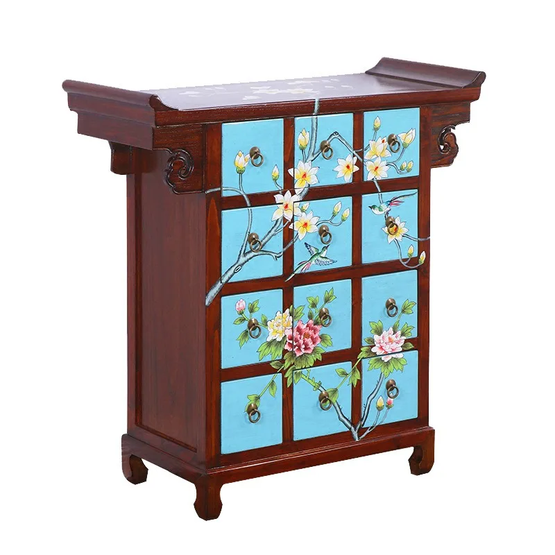 New Chinese-style entrance cabinets, painted chest cabinets, lockers
New Chinese-style entrance cabinets, painted chest cabinets, lockers
