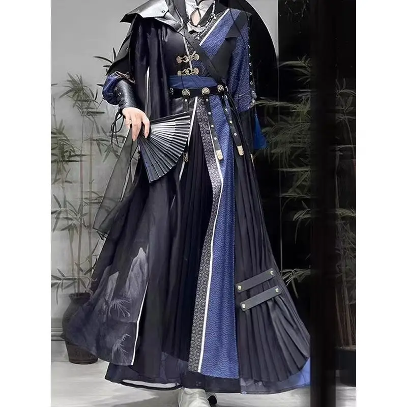 Trendy Cool Swordsman Clothing Boys Street COS Suit Youthful Prince Cosplay Costume Men Women Upgraded Ethnic Fairy Hanfu Set
Trendy Cool Swordsman Clothing Boys Street COS Suit Youthful Prince Cosplay Costume Men Women Upgraded Ethnic Fairy Hanfu Set
