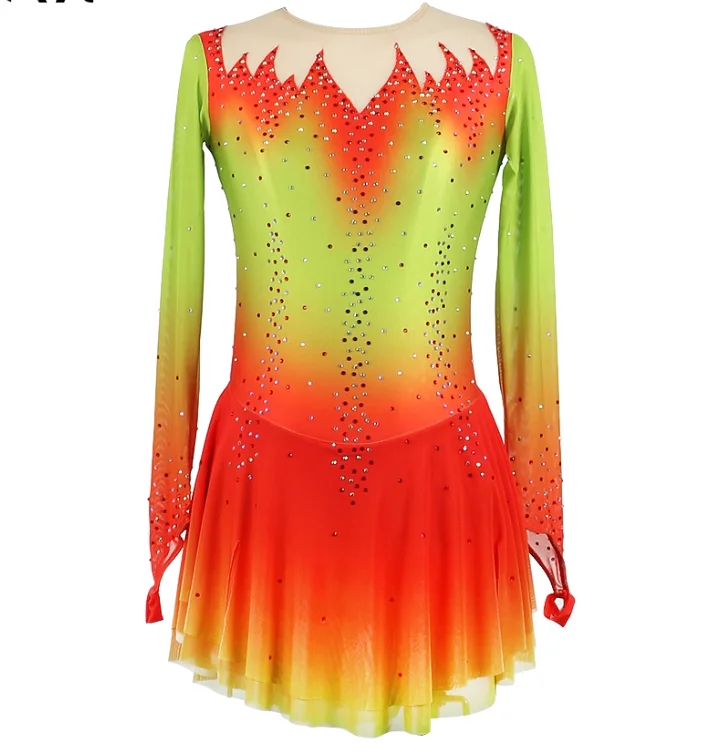Figure Skating Dress Girls' Performance Clothes Customized For Children's And Adult Competitions Grading 피겨스케이트
Figure Skating Dress Girls' Performance Clothes Customized For Children's And Adult Competitions Grading 피겨스케이트