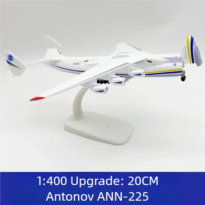 1/400 Scale 20cm An-225 "Mriya" Transport Plane Toy For Collection Alloy Aircraft Model Replica With Base Openable Cabin Door
1/400 Scale 20cm An-225 "Mriya" Transport Plane Toy For Collection Alloy Aircraft Model Replica With Base Openable Cabin Door