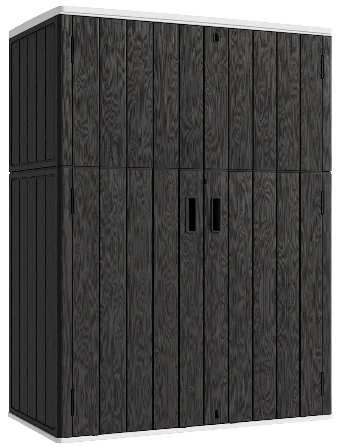 57 Cu.ft Waterproof Resin Outdoor Storage Shed Lockable Garden Patio Backyard, Custom
57 Cu.ft Waterproof Resin Outdoor Storage Shed Lockable Garden Patio Backyard, Custom