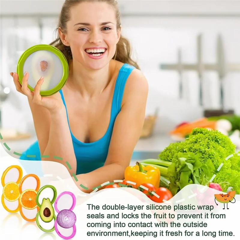 A02M-4Pcs Silicone Fruit Storage Container, Reusable Fresh Food Savers Fruit And Vegetable Storage Box
A02M-4Pcs Silicone Fruit Storage Container, Reusable Fresh Food Savers Fruit And Vegetable Storage Box