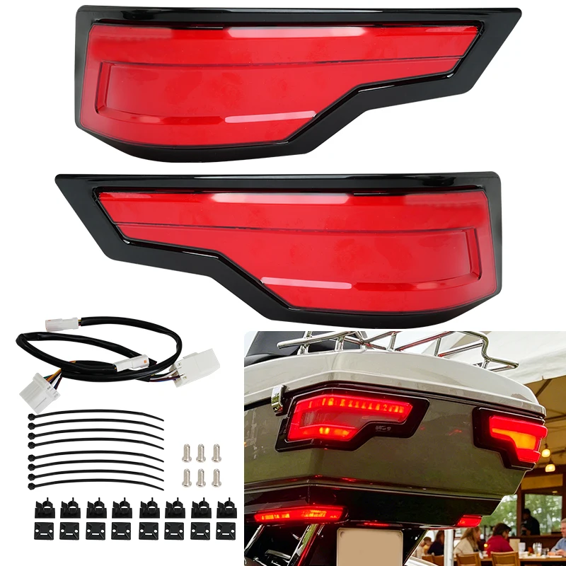 Motorcycle LED Tracer Tour-Pak Lights Rear Brake Running Light For Harley Touring Road King Classic Electra Glide FLHR 2014-2026
Motorcycle LED Tracer Tour-Pak Lights Rear Brake Running Light For Harley Touring Road King Classic Electra Glide FLHR 2014-2026
