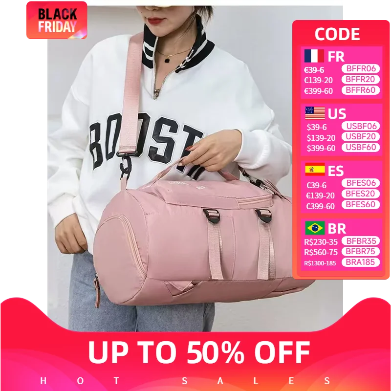 Large Capacity New Waterproof Travel Bag Independent Shoe Storage Dry and Wet Separation Sports Shoulder Luggage Bag
Large Capacity New Waterproof Travel Bag Independent Shoe Storage Dry and Wet Separation Sports Shoulder Luggage Bag