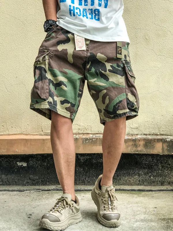 Tactical Camouflage Workwear orts Men's Loose Wide Leg Five-Quarter Pants Summer New Sle Trendy Casual Loose Fit Youth
Tactical Camouflage Workwear orts Men's Loose Wide Leg Five-Quarter Pants Summer New Sle Trendy Casual Loose Fit Youth