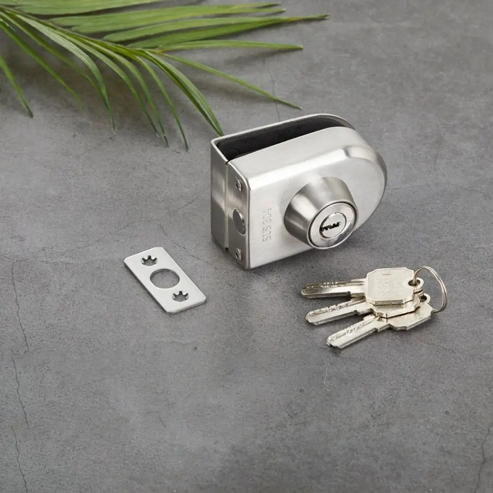 10-12mm Frameless Glass Door Lock No Need Drilling Safe Glass Display Cabinet Lock with Keys Stainless Steel Door Lock Buckle
10-12mm Frameless Glass Door Lock No Need Drilling Safe Glass Display Cabinet Lock with Keys Stainless Steel Door Lock Buckle