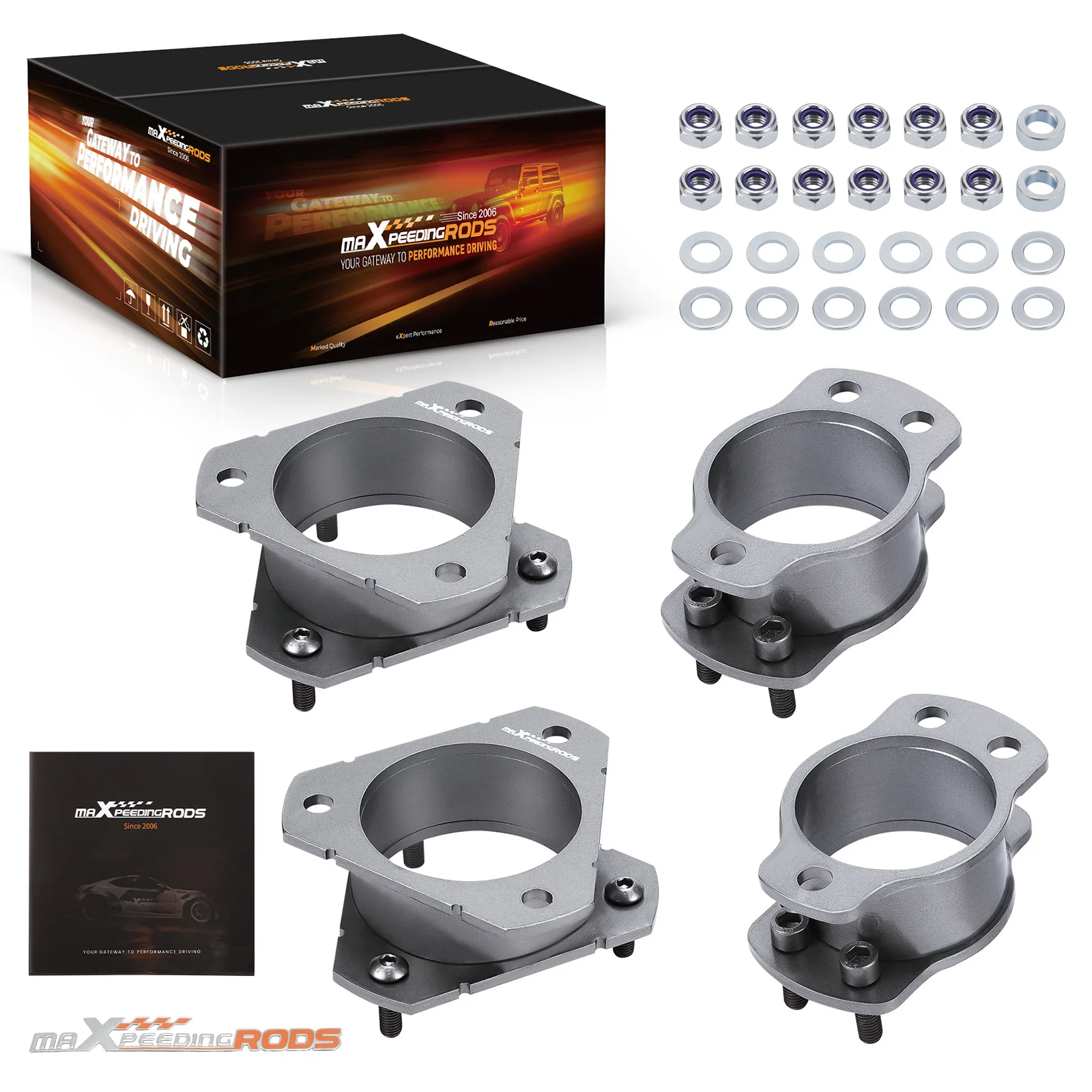 3" Front 2" Rear Lift Kit For Ford Explorer 2WD 4WD 2006-10 High Strength Steel
3" Front 2" Rear Lift Kit For Ford Explorer 2WD 4WD 2006-10 High Strength Steel