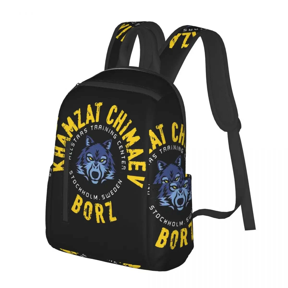 Khamzat Chimaev Borz Chenchen Wolf Student Backpack School Bag Hiking Travel Daypack for Men Women Fashion Bookbag Shoulder Bags
Khamzat Chimaev Borz Chenchen Wolf Student Backpack School Bag Hiking Travel Daypack for Men Women Fashion Bookbag Shoulder Bags