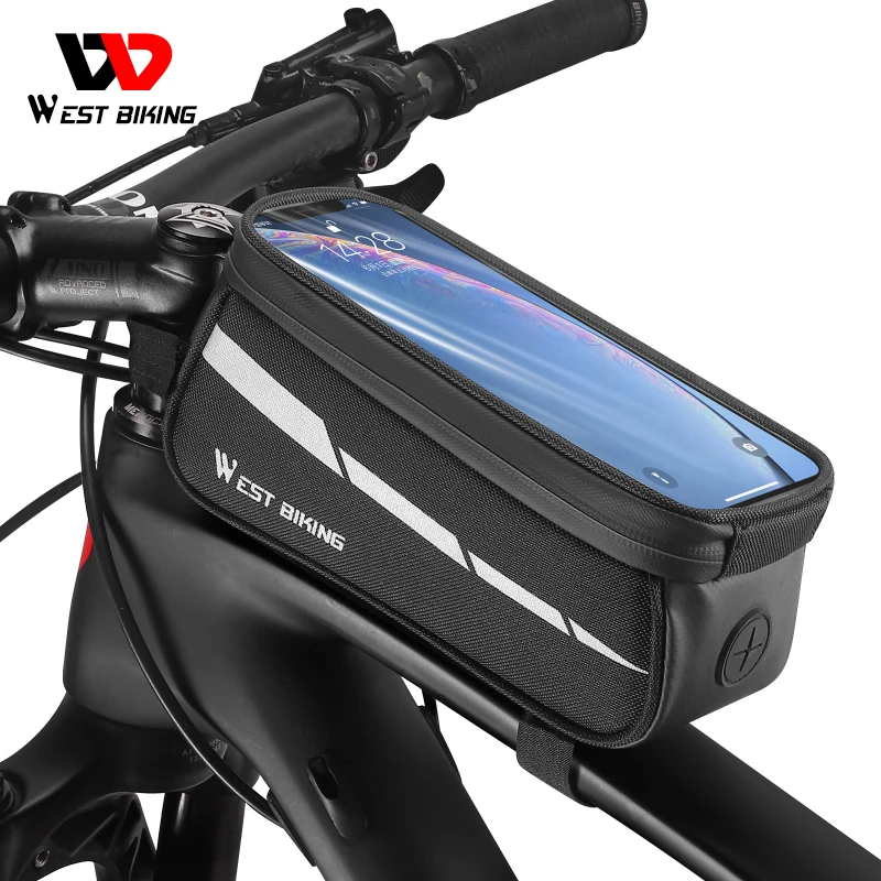 Top Tube Front Frame Bag Waterproof Bicycle Phone Mount Bag Bike Phone Pouch Cell Phone Case for MTB Road Bike Accessories
Top Tube Front Frame Bag Waterproof Bicycle Phone Mount Bag Bike Phone Pouch Cell Phone Case for MTB Road Bike Accessories