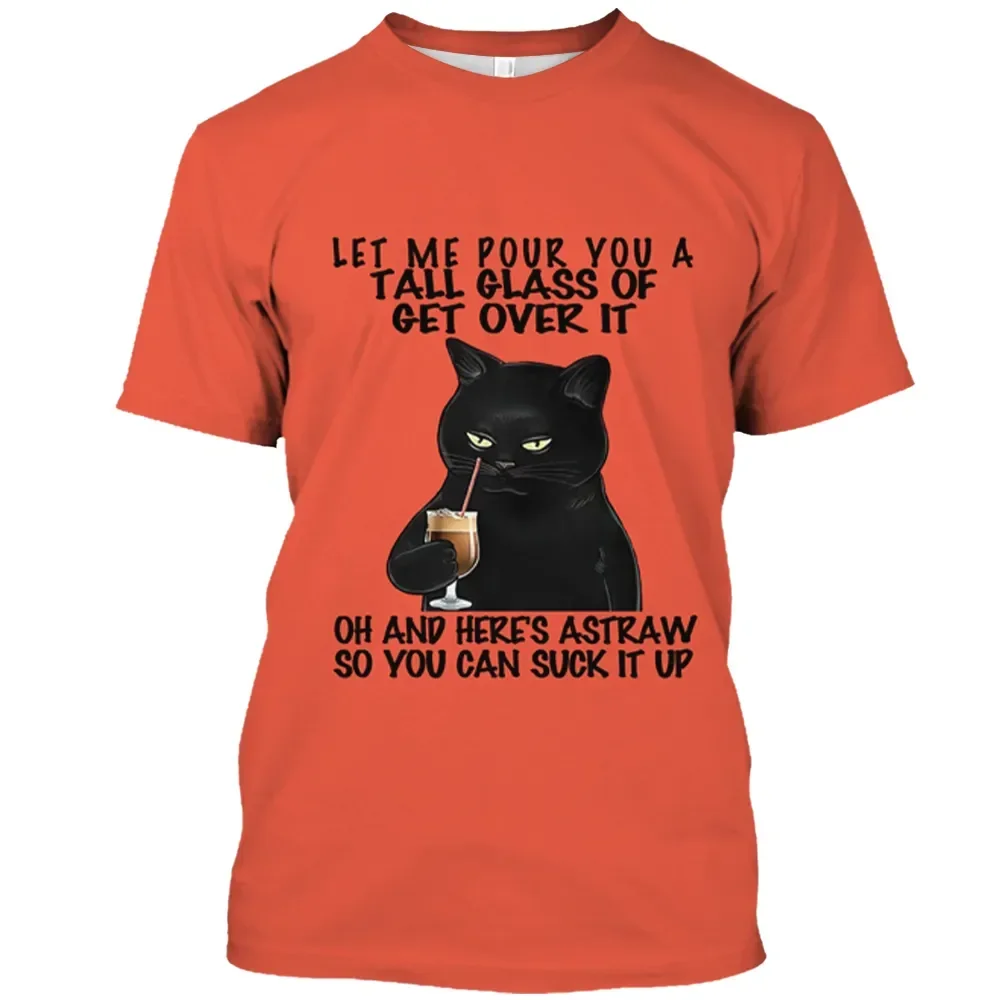 Summer New cartoon Cat Men's 3D Printing T-shirt Short Sleeve O-Neck Oversized Top Casual Men's fashion trend street Clothing
Summer New cartoon Cat Men's 3D Printing T-shirt Short Sleeve O-Neck Oversized Top Casual Men's fashion trend street Clothing
