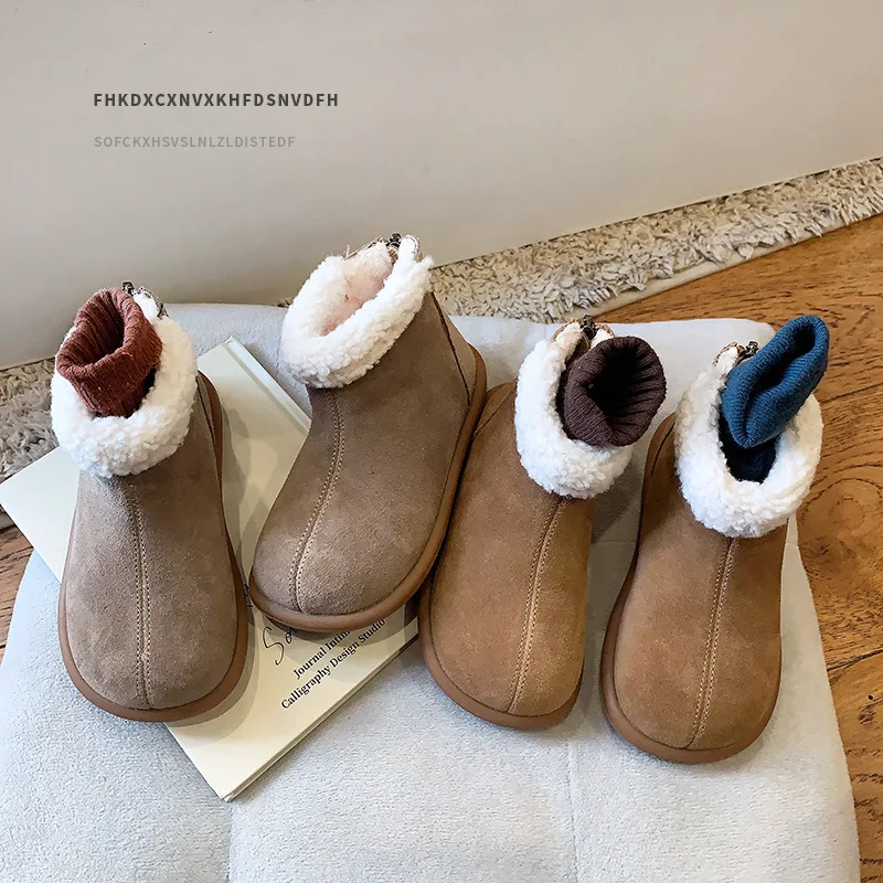 Children Shoes Korean Style Winter Boots Girls and Boys Furry Fleece Fashionable Casual Simple Kids Warm Kids Shoes for Girl
Children Shoes Korean Style Winter Boots Girls and Boys Furry Fleece Fashionable Casual Simple Kids Warm Kids Shoes for Girl