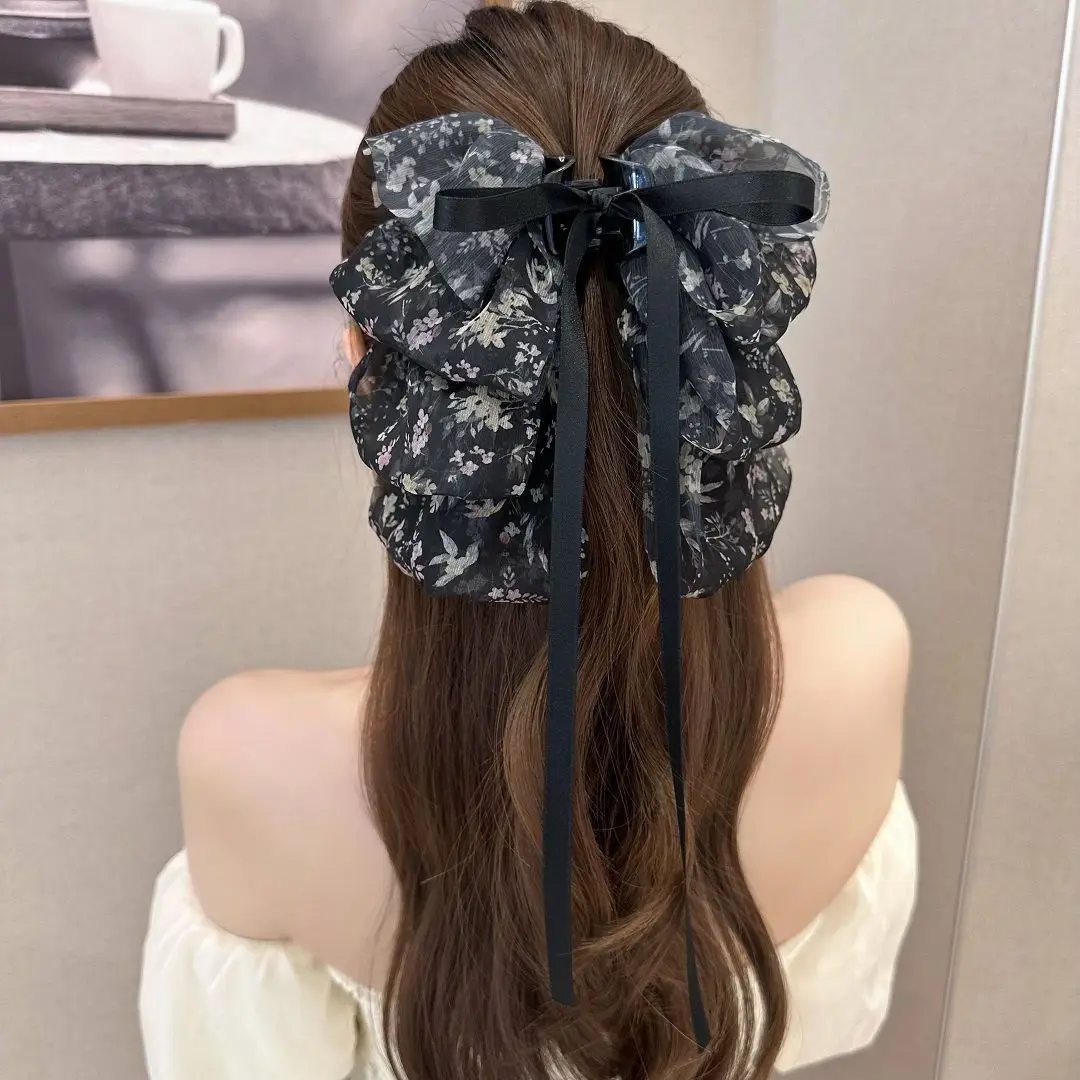 Женская новая модная сетка-бабочка, украшение для волос, заколка для волос, аксессуары для волос, женские головные уборы с цветочным принтом, работа, накручивание волос, коготь, головной убор, подарок
Женская новая модная сетка-бабочка, украшение для волос, заколка для волос, аксессуары для волос, женские головные уборы с цветочным принтом, работа, накручивание волос, коготь, головной убор, подарок